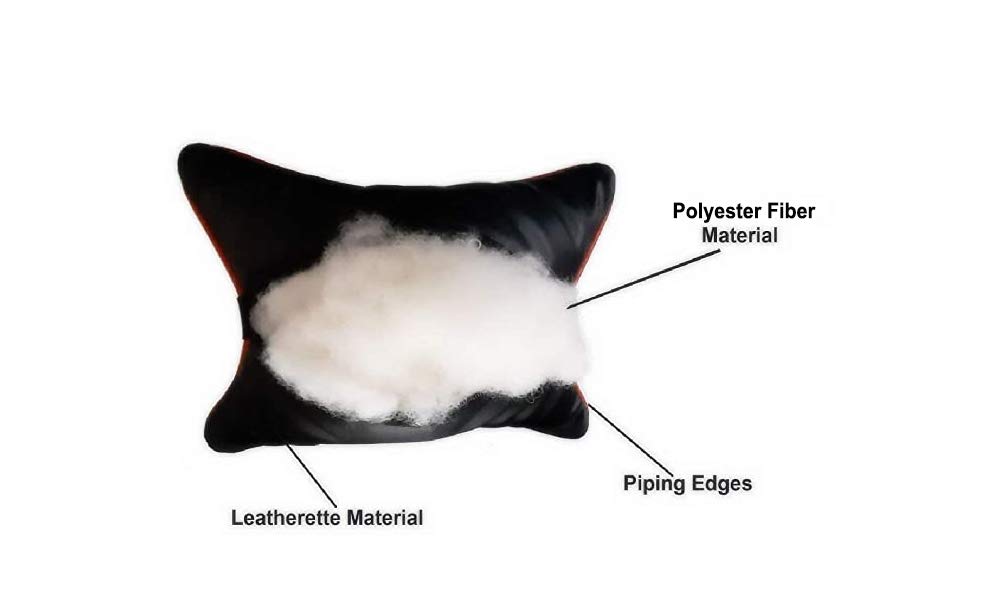 able classic cross neckrest necksupporters pillow black and silver for toyota innova new set of 2 pcs